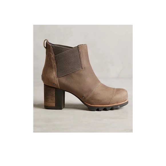Sorel Shoes - Sorel Addington waterproof leather heeled Chelsea boots